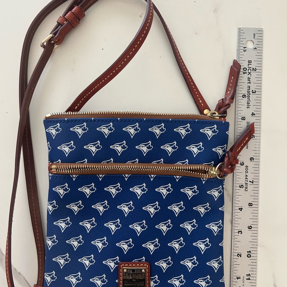Toronto Blue Jays Crossbody Bag- Dooney & Bourke WORLD SERIES BOUND! Go Canada!